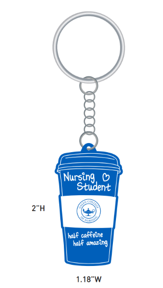 GCN-193 | Galen Custom Coffee Cup Shape PVC Keychain