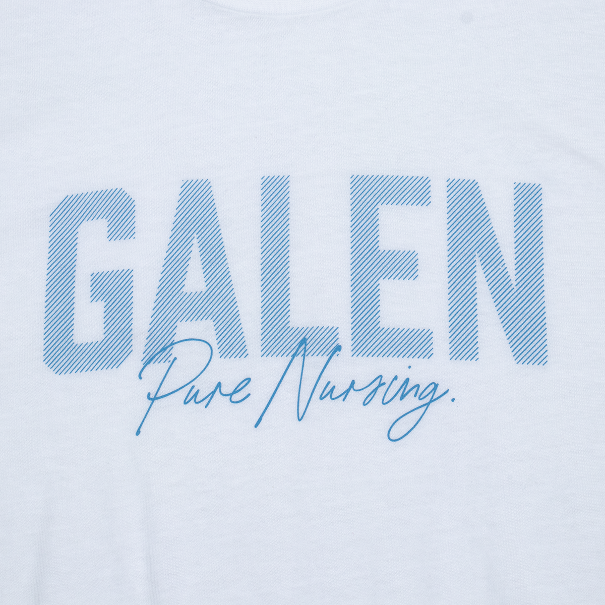 Galen White Striped Tee