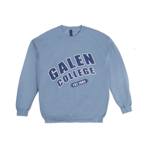 Galen College Oversized Print Crewneck Sweatshirt