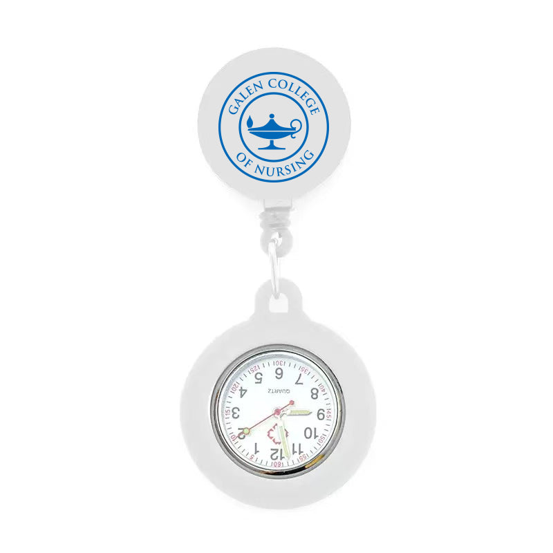 GCN-182 | White Retractable Nurse Watch
