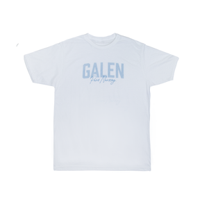 Galen White Striped Tee