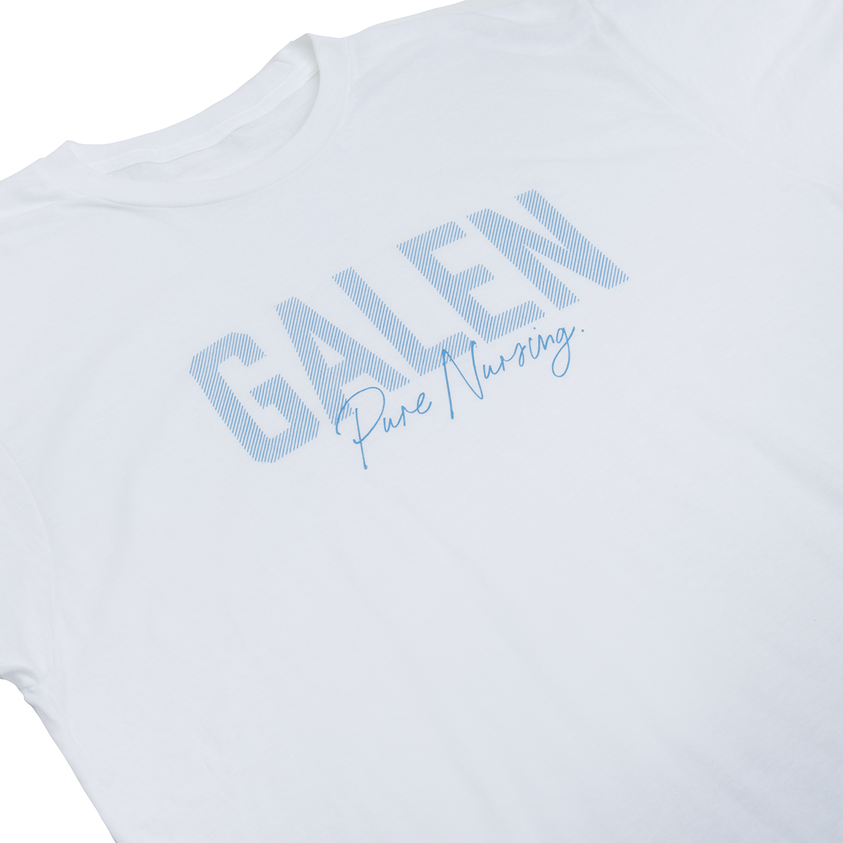 Galen White Striped Tee